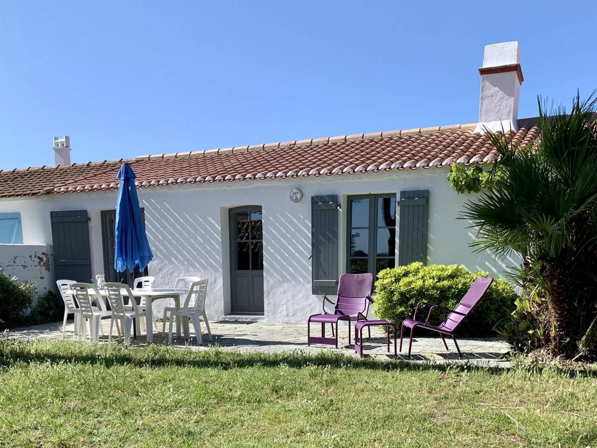 Maison Renovee Pres Plage, 6 Couchages, Terrasse, Bbq, Parking, Internet Inclus - Fr-1-224B-588 Villa Noirmoutier-en-l'Ile Exterior foto