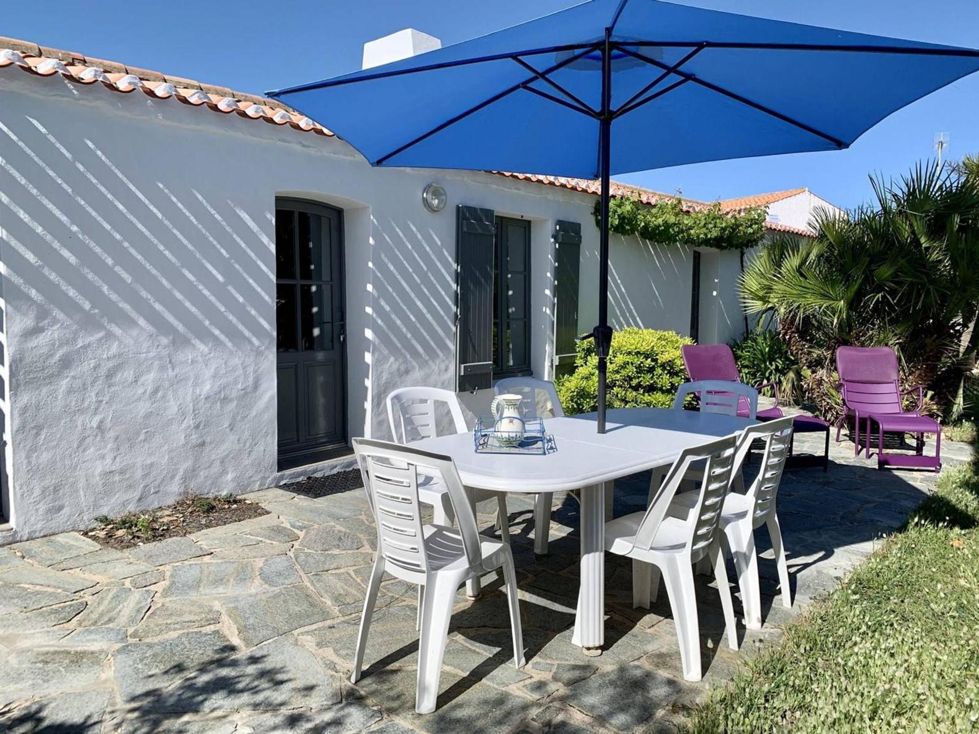 Maison Renovee Pres Plage, 6 Couchages, Terrasse, Bbq, Parking, Internet Inclus - Fr-1-224B-588 Noirmoutier-en-l'Ile Exterior foto